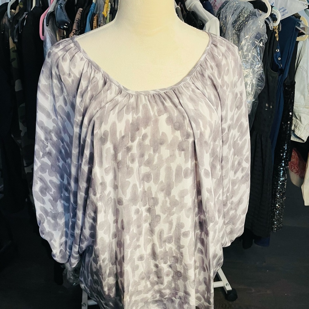 Silky Private label Saks Fifth Ave collection blouse.